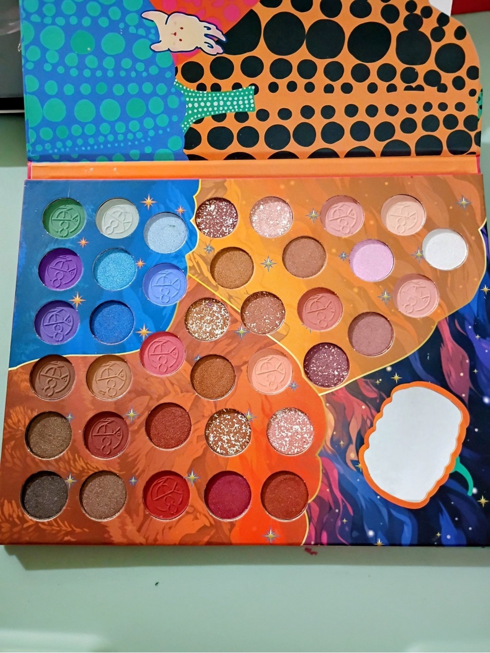 Vibrant Multi-Color Eyeshadow Palette – 35 Shades